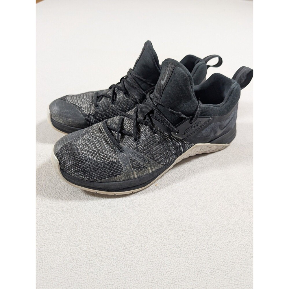 Nike Metcon Flyknit 3 Men's Size 11 Black CrossFit Sneakers Shoes AQ8022 Gym